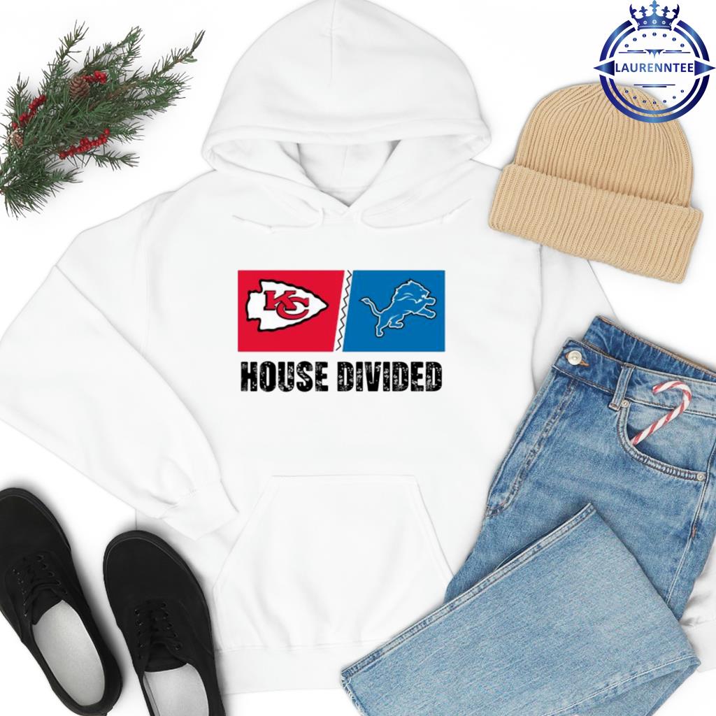 Kansas City Chiefs Vs Detroit Lions House Divided Shirt - High