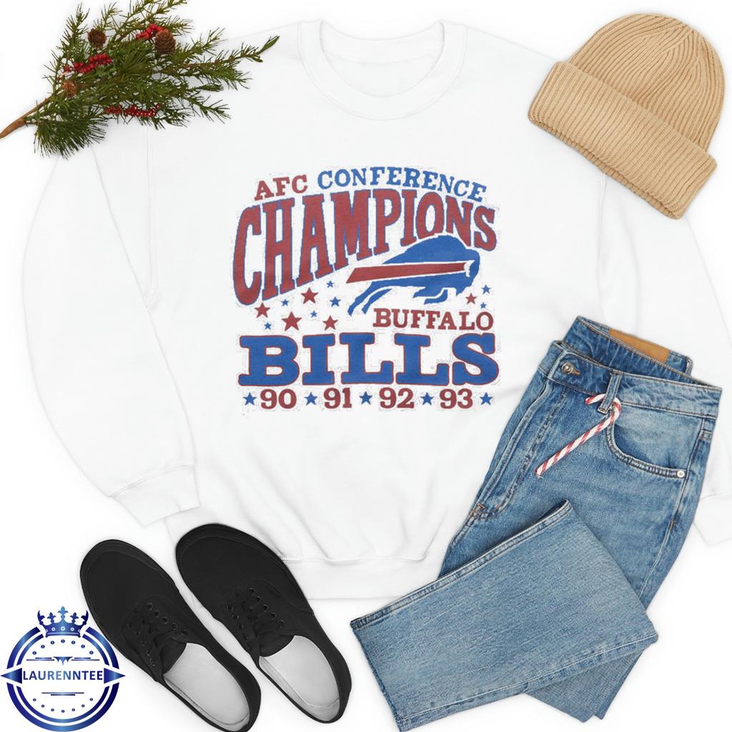 Buffalo Bills 4 time 90 91 92 93 AFC conference champions shirt, hoodie,  sweater, long sleeve and tank top