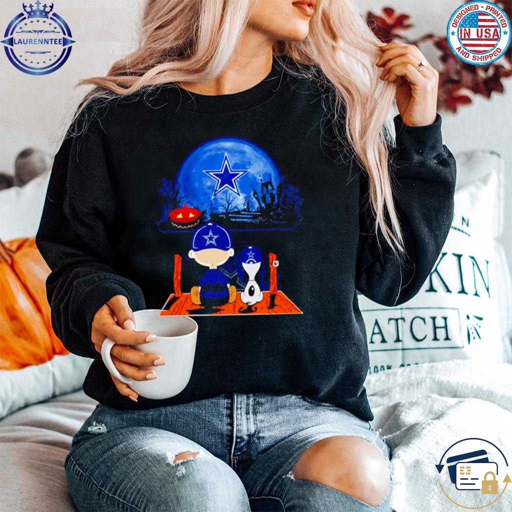 Charlie brown and snoopy Dallas Cowboys pumpkin halloween shirt, hoodie,  sweater, long sleeve and tank top