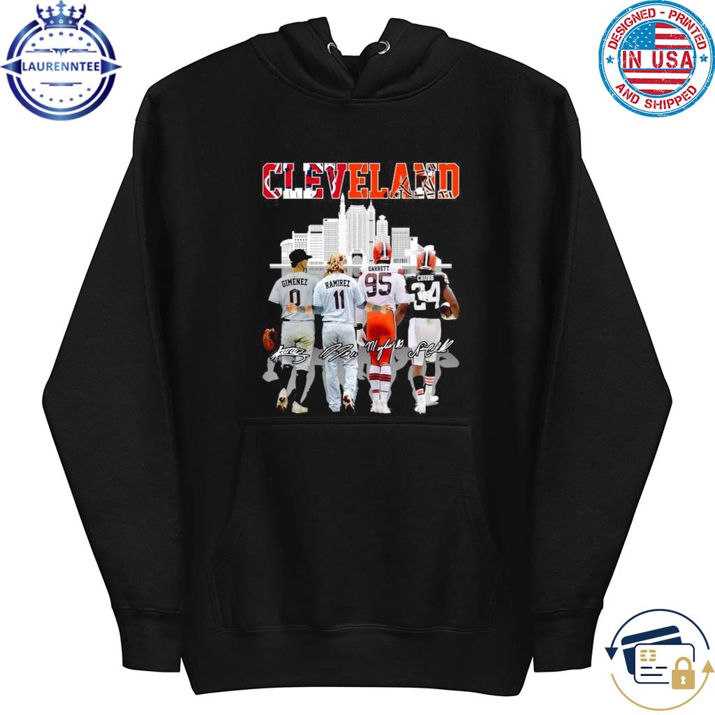 Cleveland indians josé ramírez Cleveland browns baker mayfield city  signatures Shirt, hoodie, sweater, long sleeve and tank top