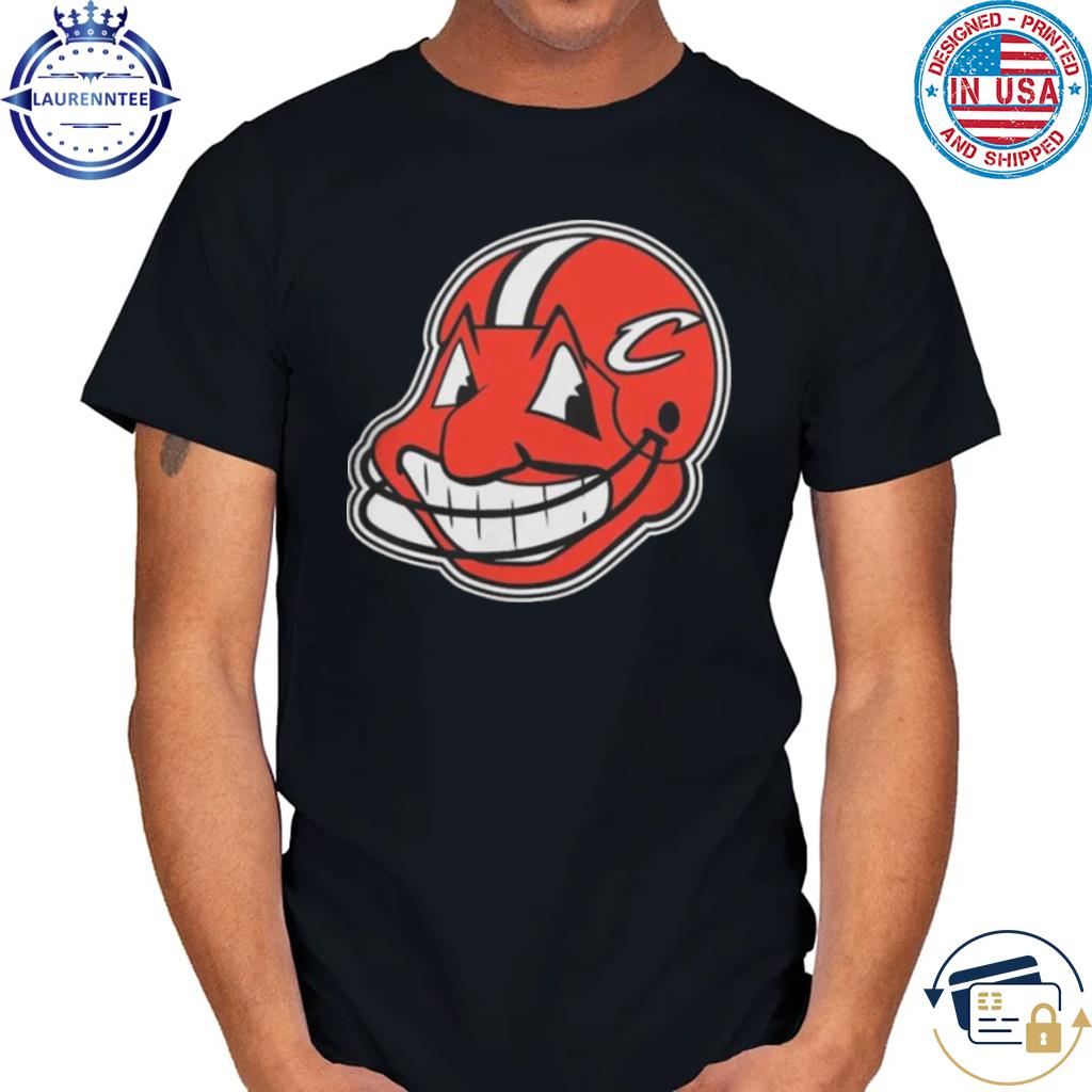 Cleveland indians Cleveland browns mash up logo shirt - Guineashirt Premium  ™ LLC