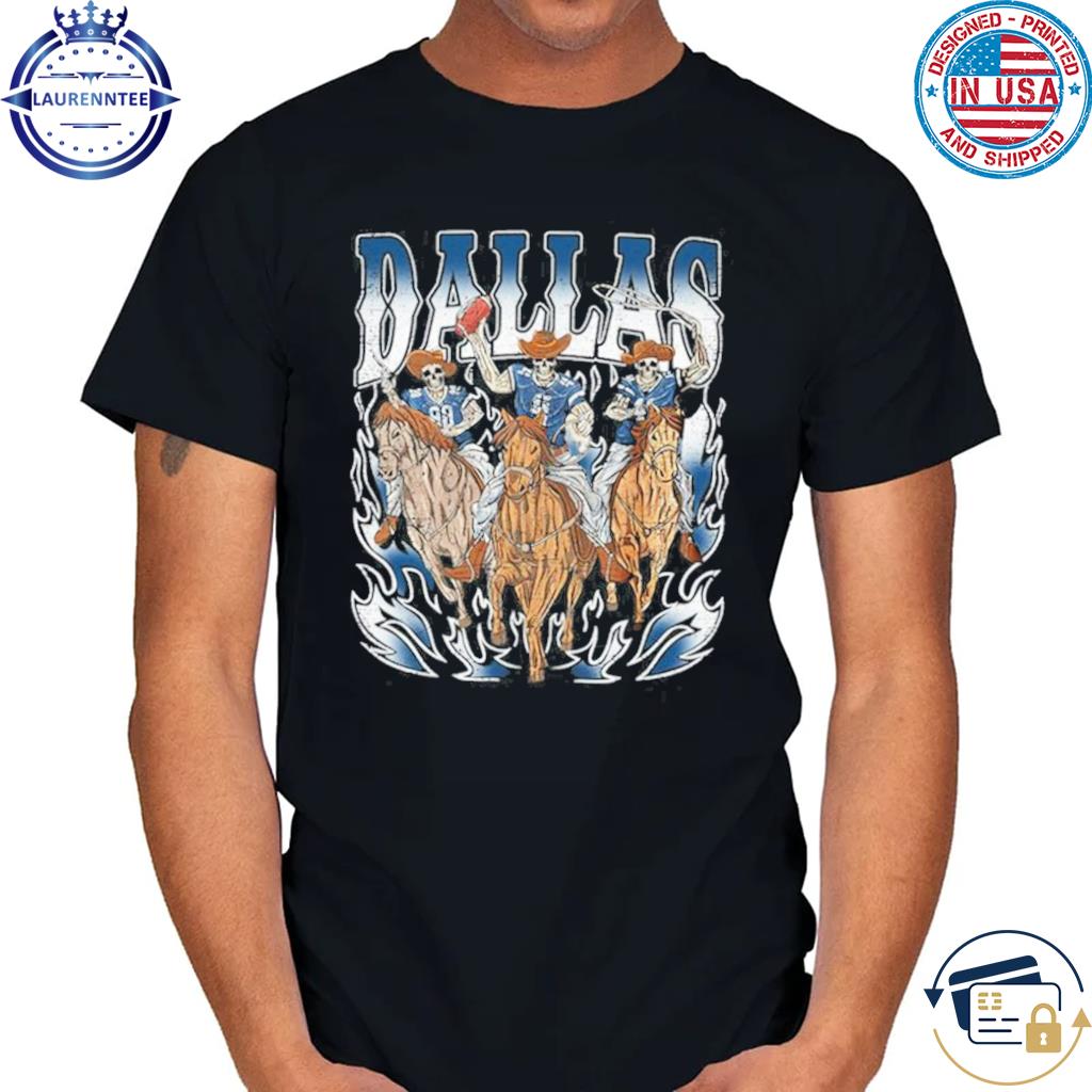 Dallas Cowboys Skeleton Halloween 2023 Shirt