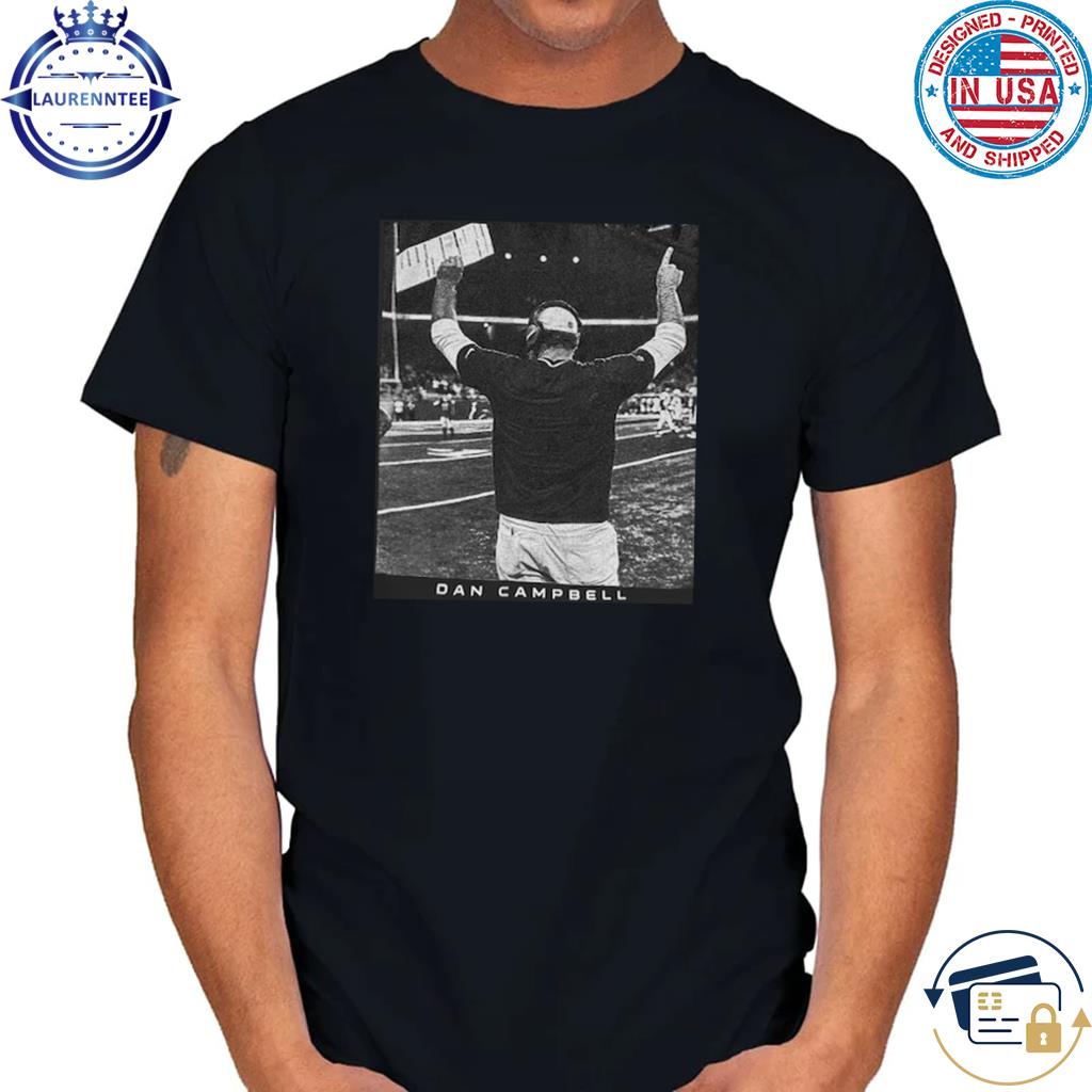 Detroit Lions Dan Campbell Majestic Threads T-Shirt in 2023