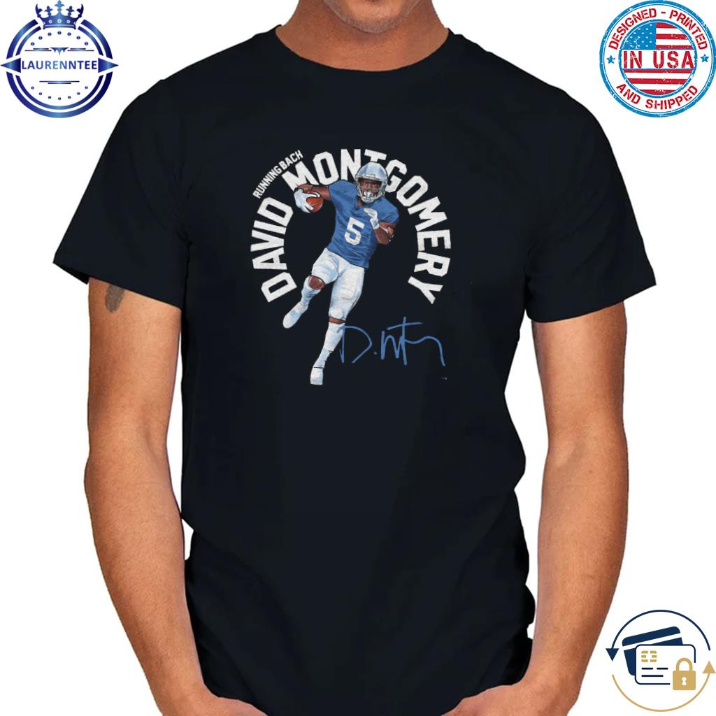 David Montgomery Detroit Lions Name football shirt, hoodie, sweatshirt and  tank top