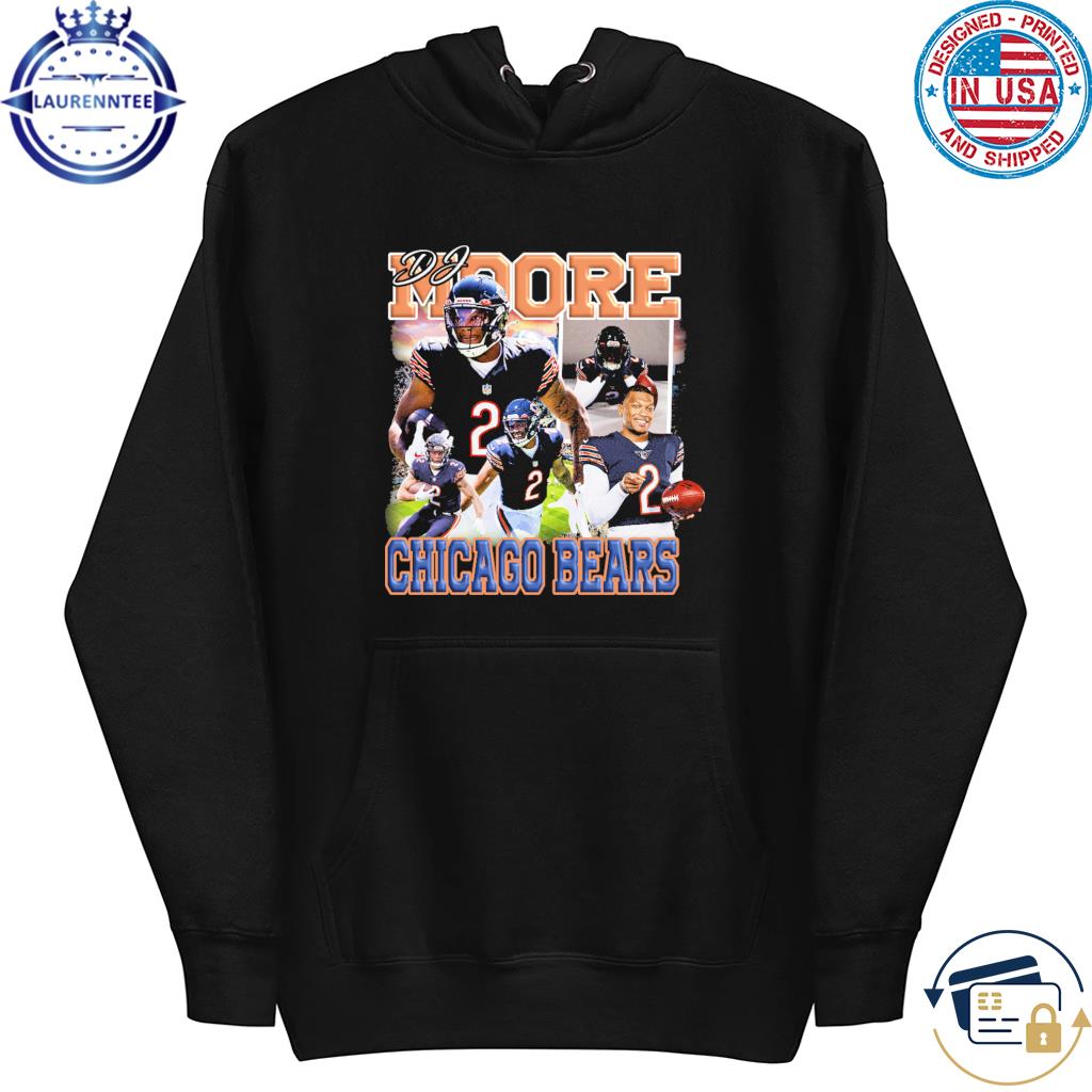 Dj moore bears graphic chicago bears shirt, hoodie, sweater, long