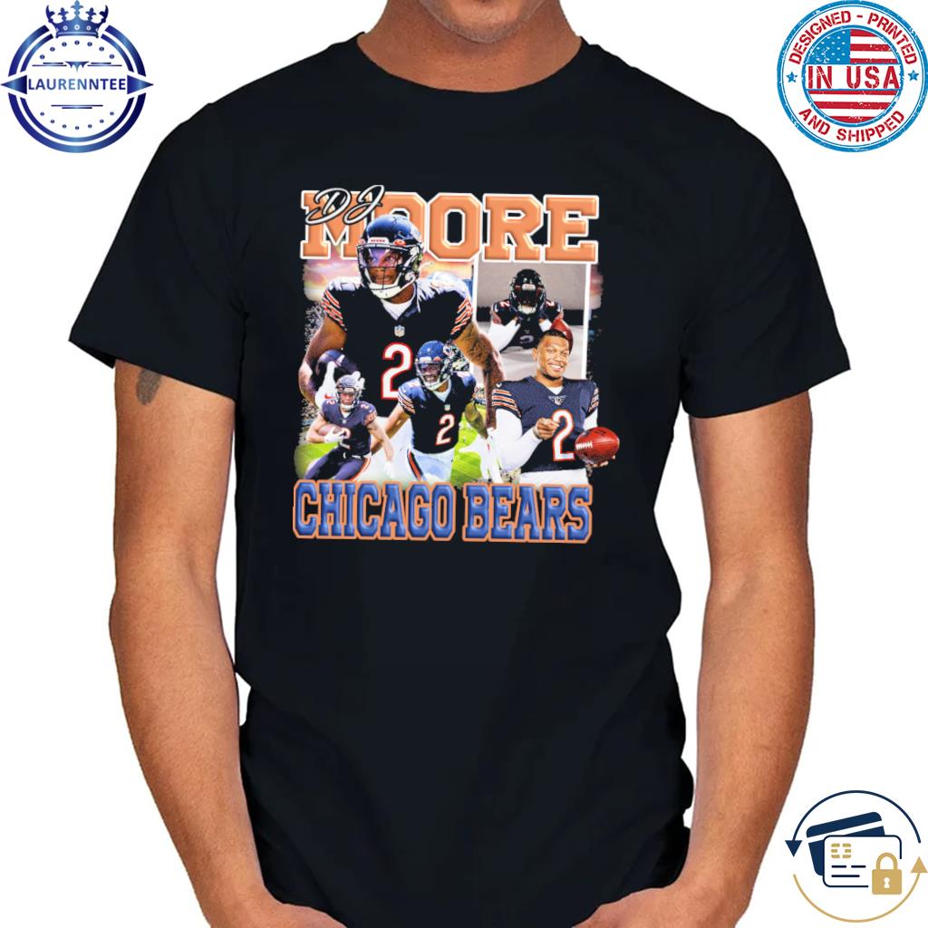 DJ Moore Chicago Bears retro shirt, hoodie, sweater, long sleeve and tank  top