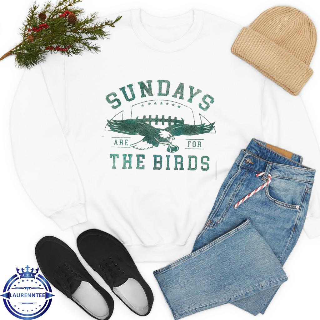 Eagles Kelly Green Hoodie Sweatshirt T Shirt Double Sided Sundays