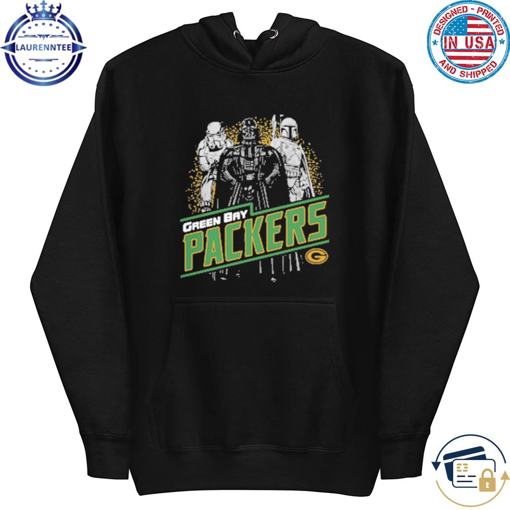 Green bay packers junk food empire Star wars shirt, hoodie, sweater, long  sleeve and tank top