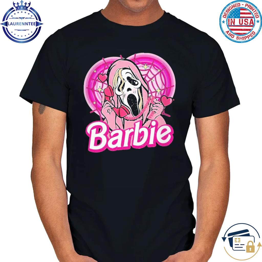 Horror Doll Characters Pink Doll Ghost Face T-Shirt