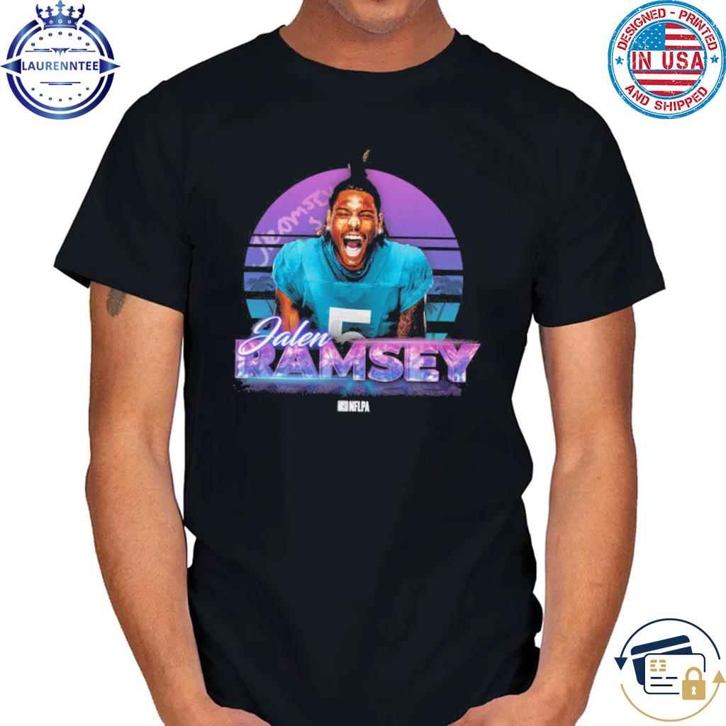 Jalen Ramsey Miami Neon WHT Shirt - Limotees