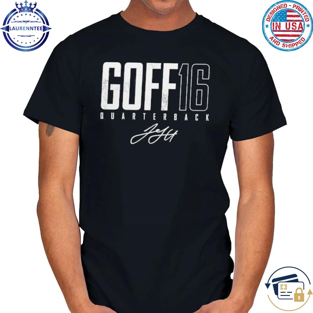 Jared goff detroit elite signature shirt, hoodie, sweater, long