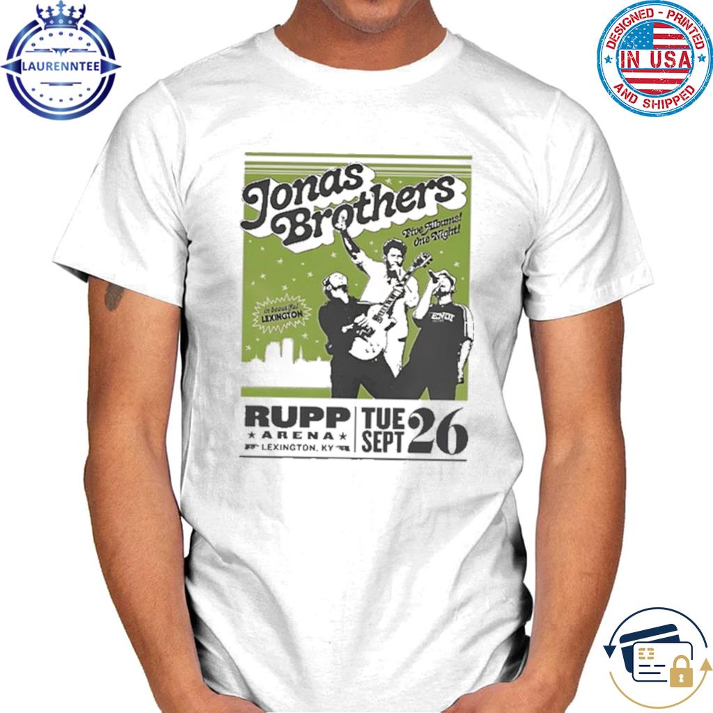 Jonas Brothers Rupp Arena Lexington, KY Sep 26 2023 Event Tee Shirt