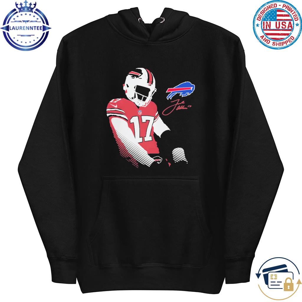 Josh Allen #17 Buffalo Bills Player Graphic T-Shirt hoodie