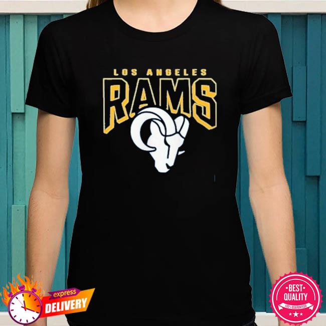 Junk food clothing x nfl - los angeles rams - bold logo shirt