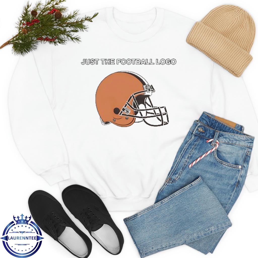 Cleveland Browns just the football logo helmet shirt, hoodie