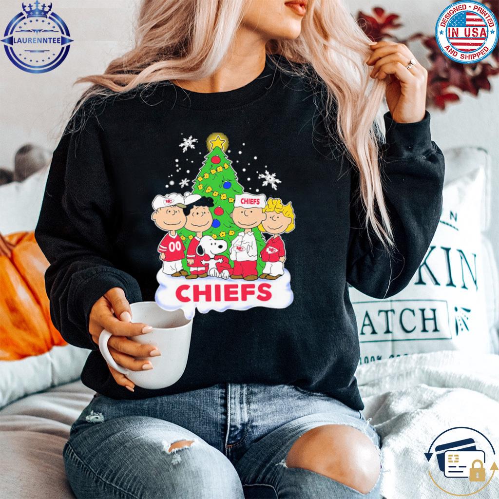 Kansas city Chiefs snoopy Peanuts Christmas sweater, hoodie