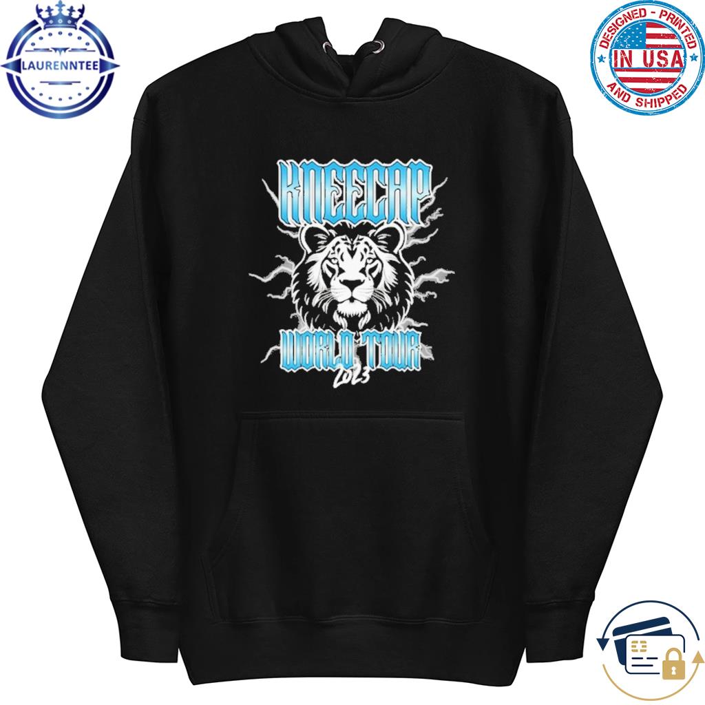 Kneecap Tour Shirt Sweatshirt Hoodie Mens Womens Double Sided Detroit Lions  Dan Campbell Shirt Nfl Football Kneecap Tour Lions Shirt For Sale -  Laughinks