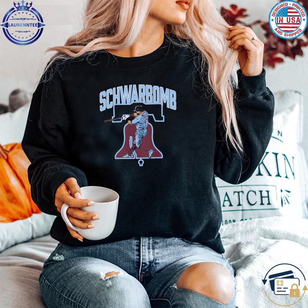 Kyle schwarber schwarbomb logo shirt, hoodie, sweater, long sleeve