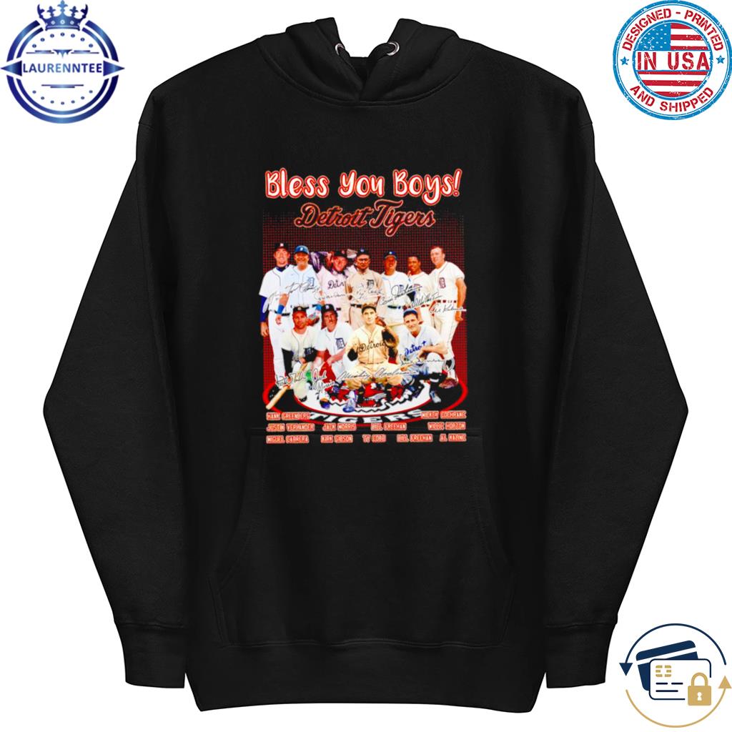 Legend Bless You Boys Detroit Tigers Signatures shirt, hoodie, sweater,  long sleeve and tank top