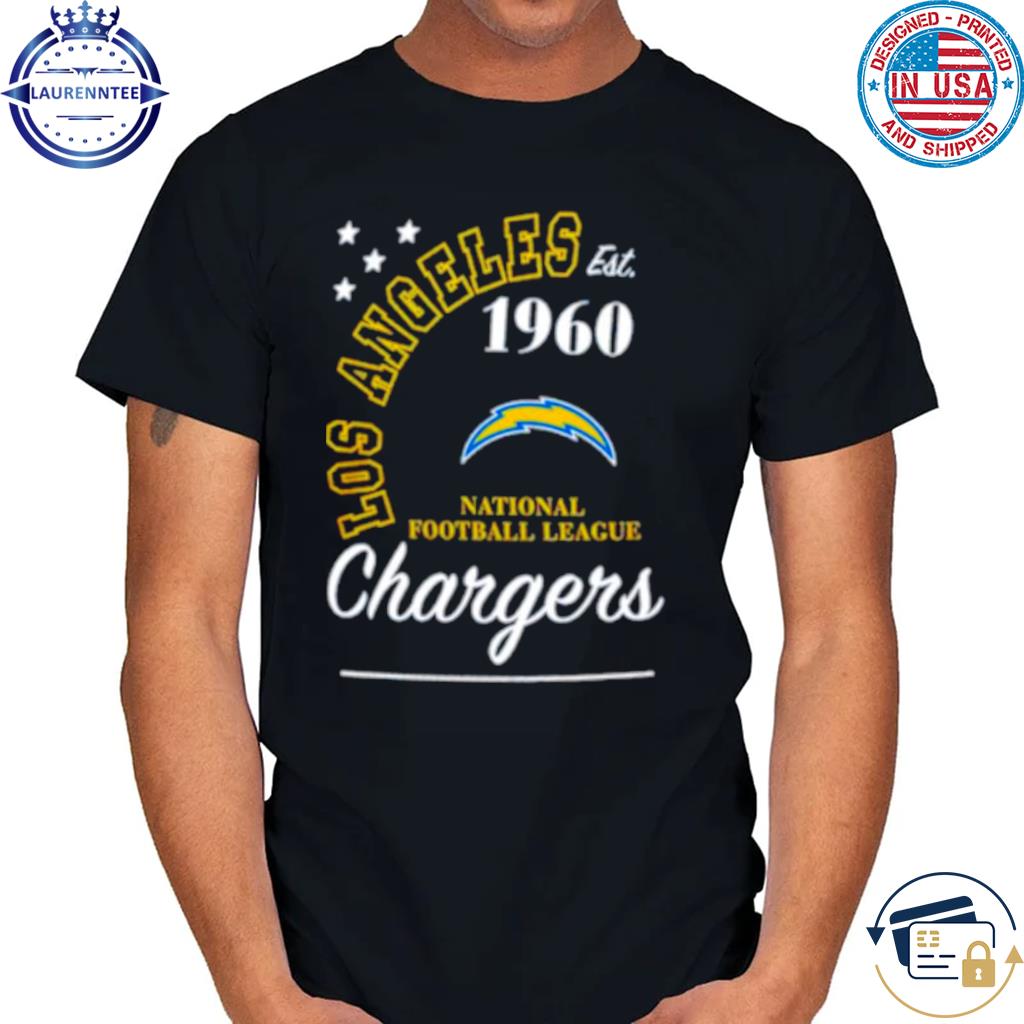 Los angeles chargers est 1960 national football league shirt, hoodie,  sweater, long sleeve and tank top