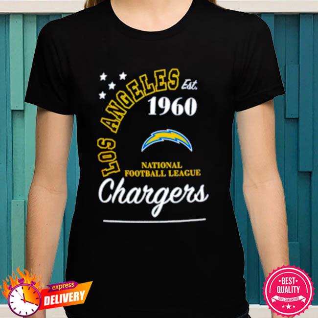 Los angeles chargers est 1960 national football league shirt, hoodie,  sweater, long sleeve and tank top