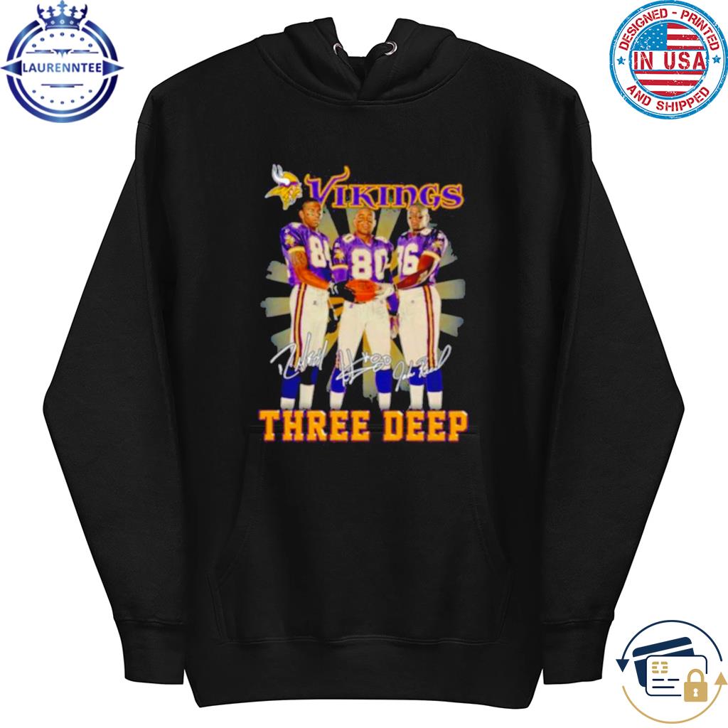 Minnesota Vikings Three Deep Randy Moss Cris Carter Jake Reed