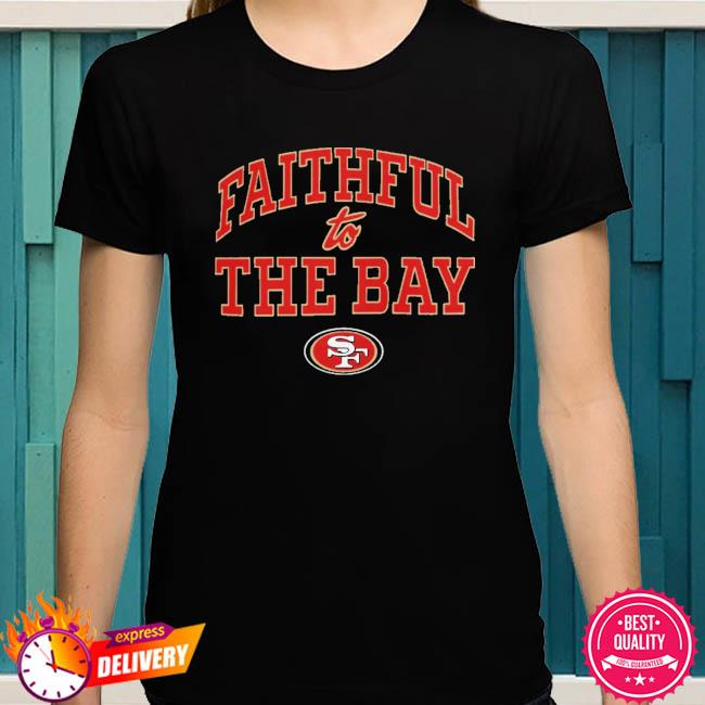 Women's Heather Gray San Francisco 49ers Faithful To The Bay T-Shirt