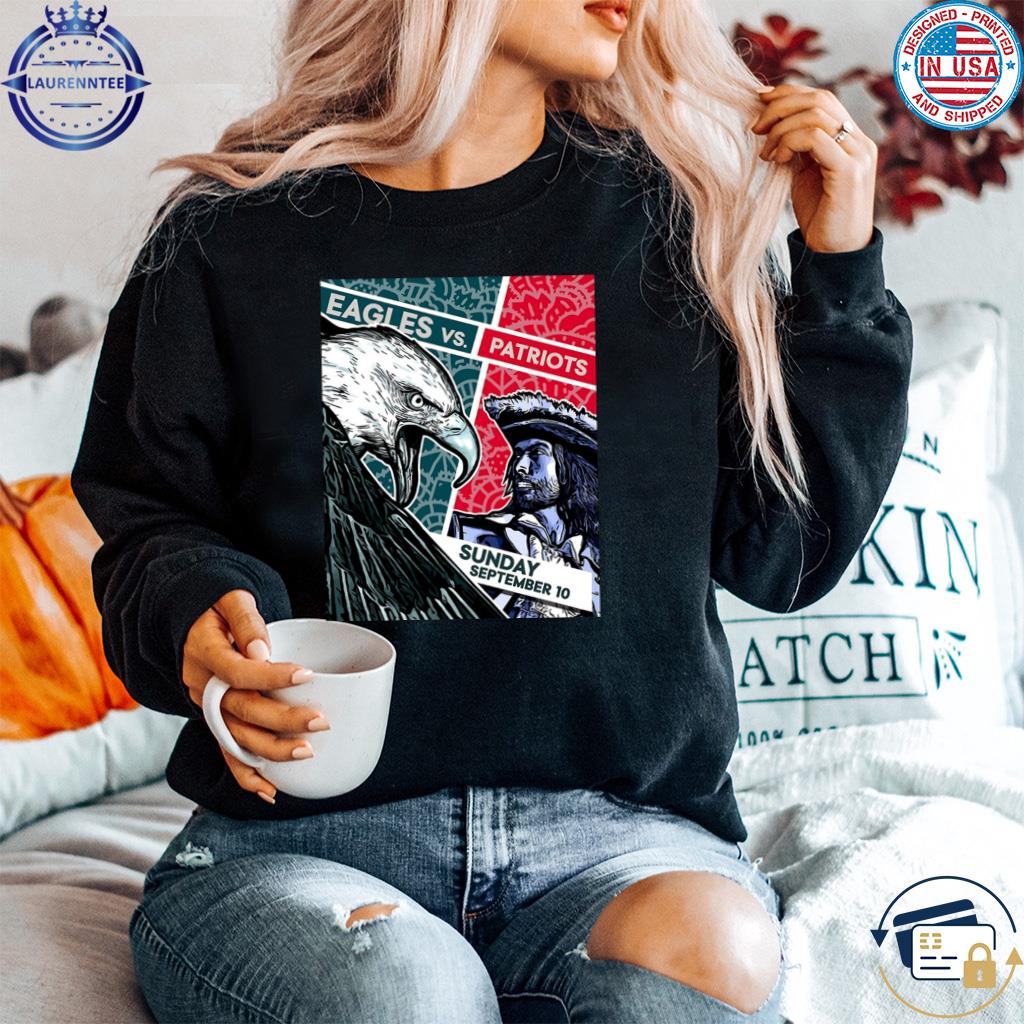 New England Patriots vs Philadelphia Eagles Gillette Stadium 2023 Poster  Shirt, hoodie, sweater, long sleeve and tank top