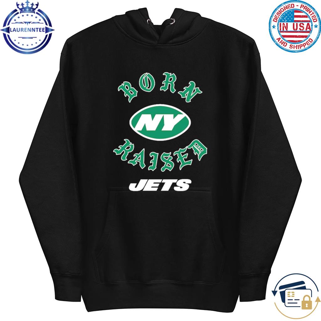 Official Born x raised New York jets on the turf go jets shirt