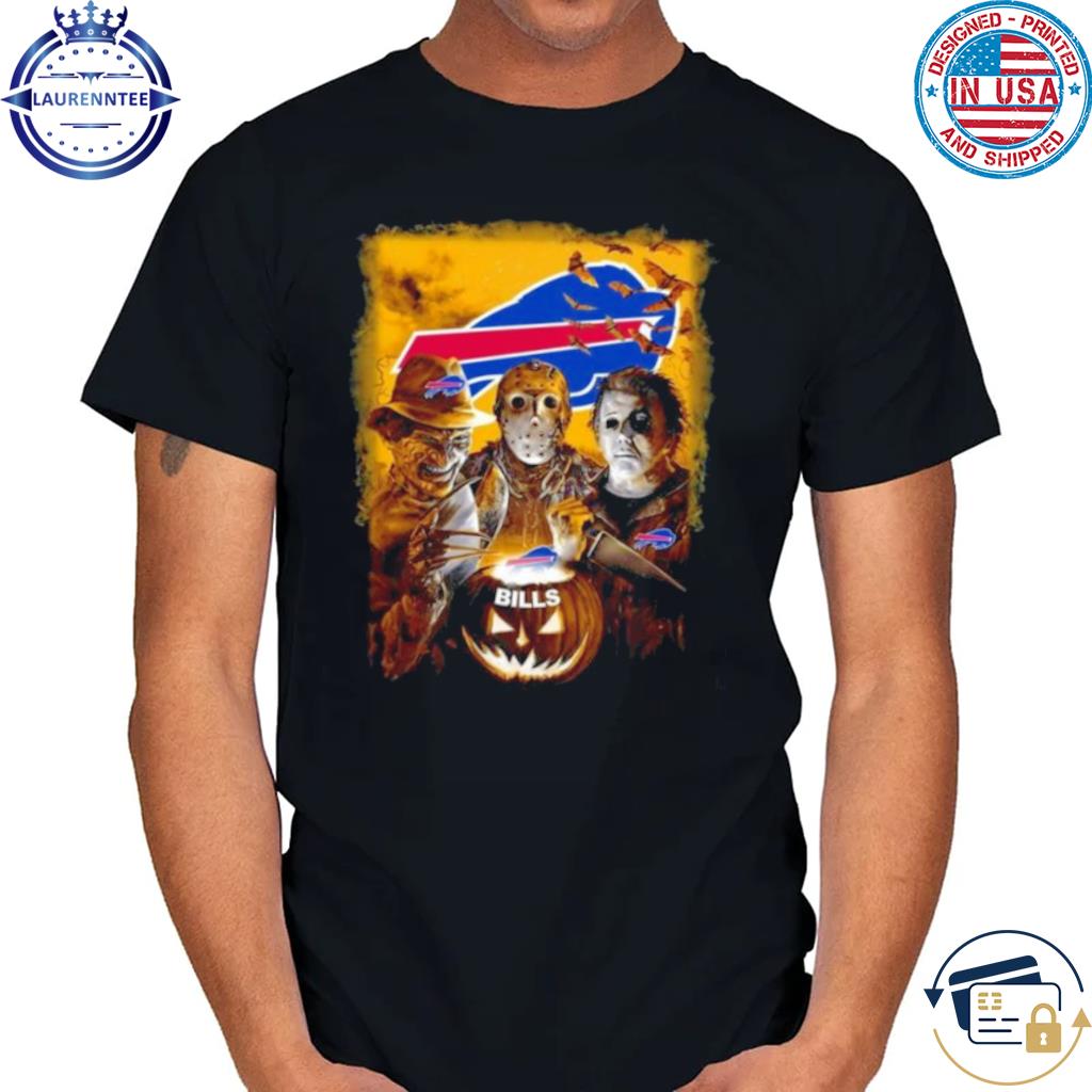 Official Buffalo bills michael myers freddy krueger jason voorhees halloween  2023 shirt, hoodie, sweater, long sleeve and tank top