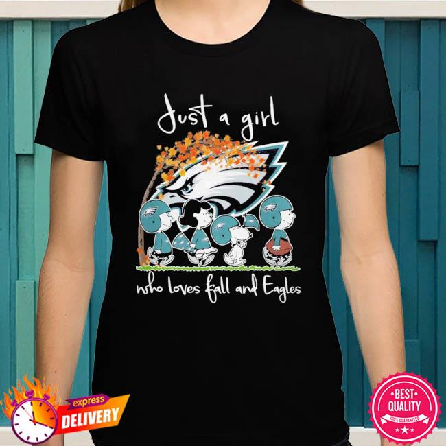 Just A Girl Who Loves Fall And Philadelphia Eagles Shirt, hoodie, sweater,  long sleeve and tank top