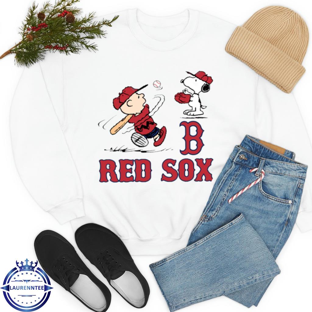 Peanuts Charlie Brown And Snoopy Playing Baseball Boston Red Sox sport shirt,  hoodie, sweater, long sleeve and tank top