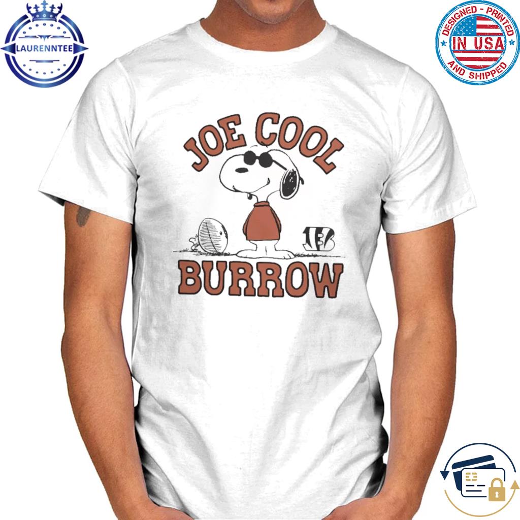 Peanuts X Bengals Joe Cool Burrow Shirt