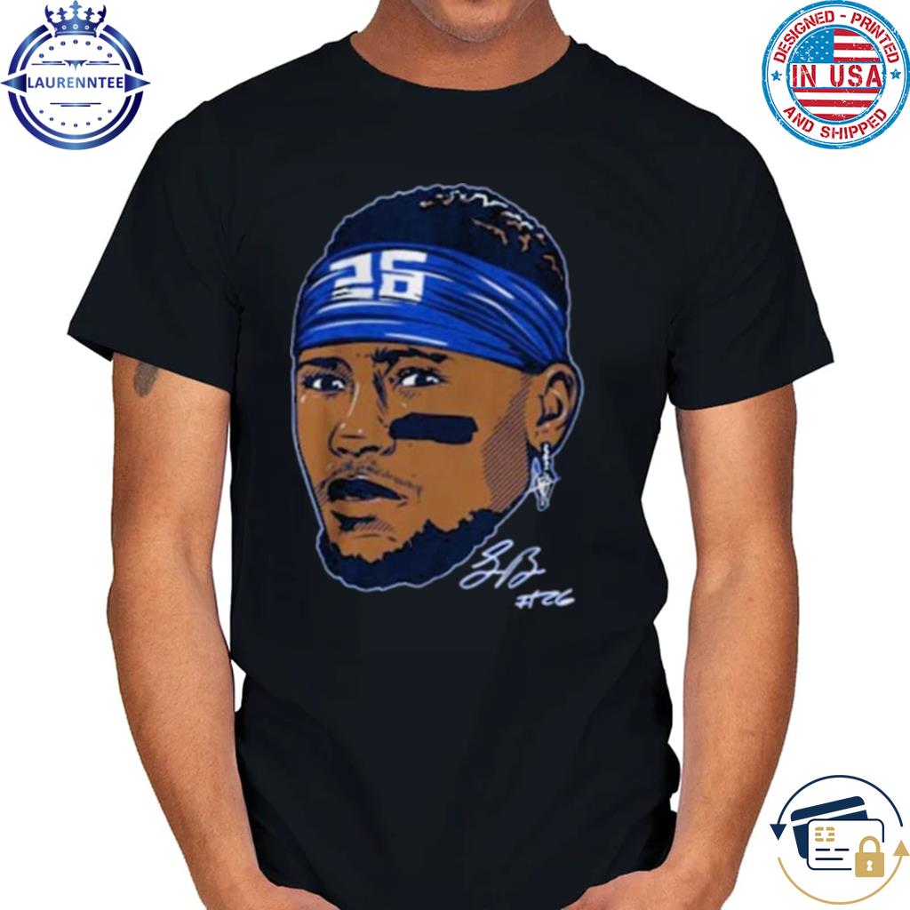 Saquon Barkley Superstar Pose Signature Shirt