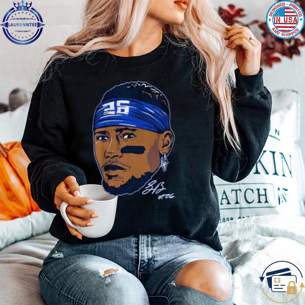 Saquon Barkley Superstar Pose 2023 Signature T-shirt,Sweater, Hoodie, And  Long Sleeved, Ladies, Tank Top