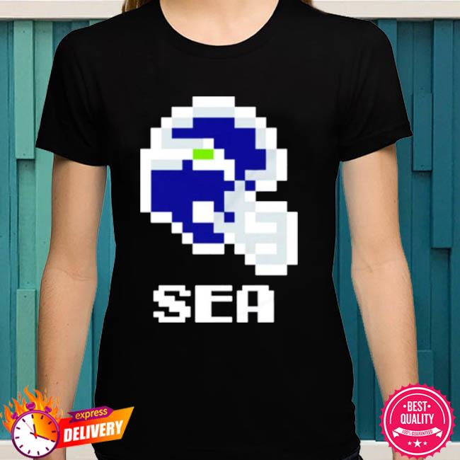 8 bit seahawks shirt