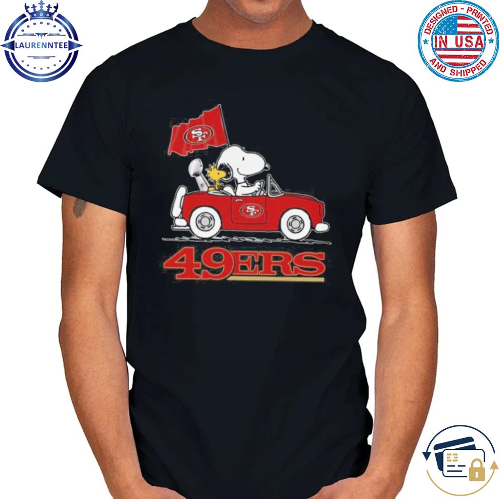 Snoopy and Woodstock riding car Los Angeles Dodgers 2023 shirt