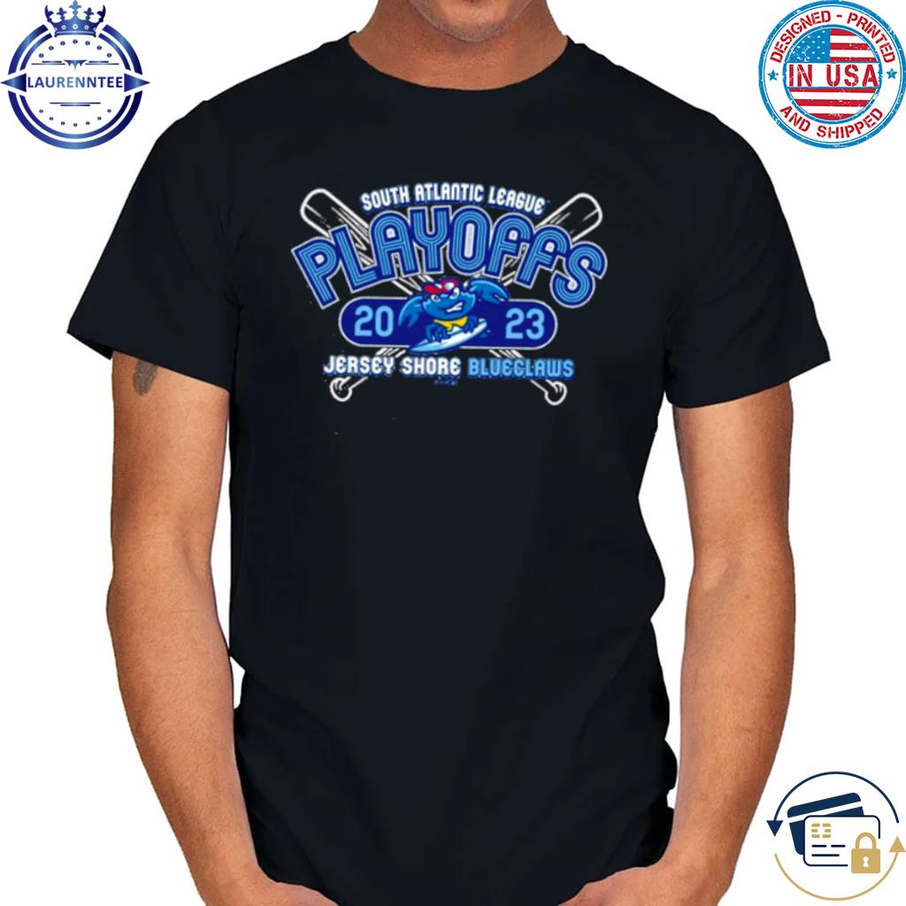 Official South Atlantic League Playoffs 2023 Jersey Shore Blueclaws shirt,  hoodie, sweater, long sleeve and tank top
