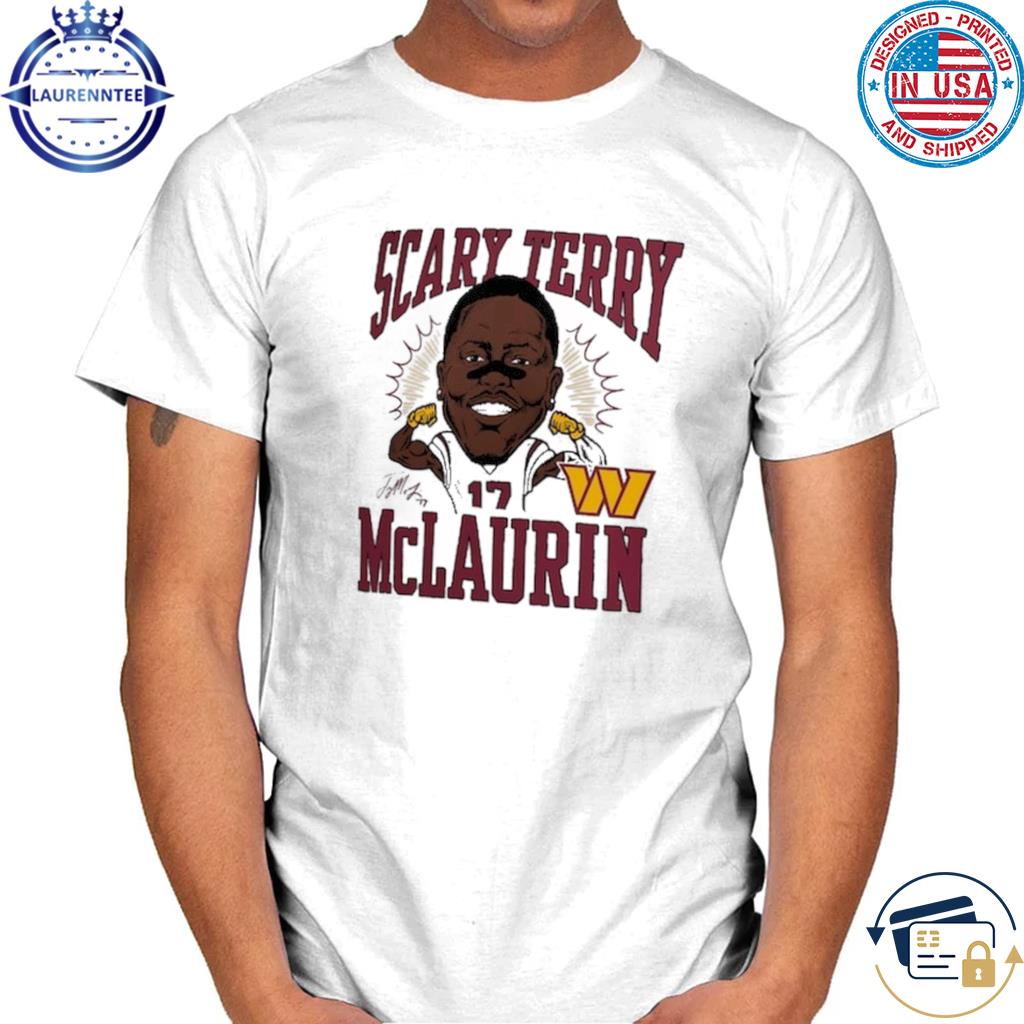 Terry McLaurin scary caricature shirt, hoodie, sweater and v-neck t-shirt