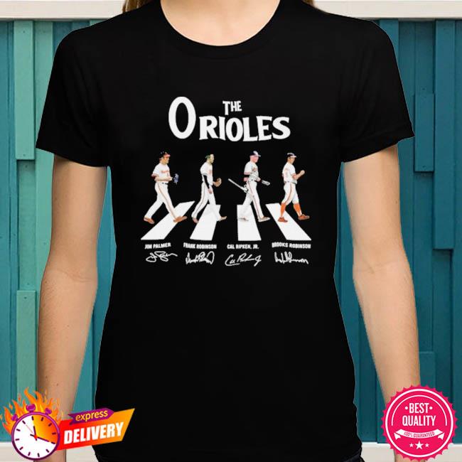 Official the Orioles Walking Abbey Road Signatures T-Shirt, hoodie, tank  top, sweater and long sleeve t-shirt