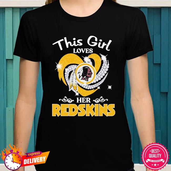 Girls Washington Redskins T-Shirt New Era Long Sleeve Tee