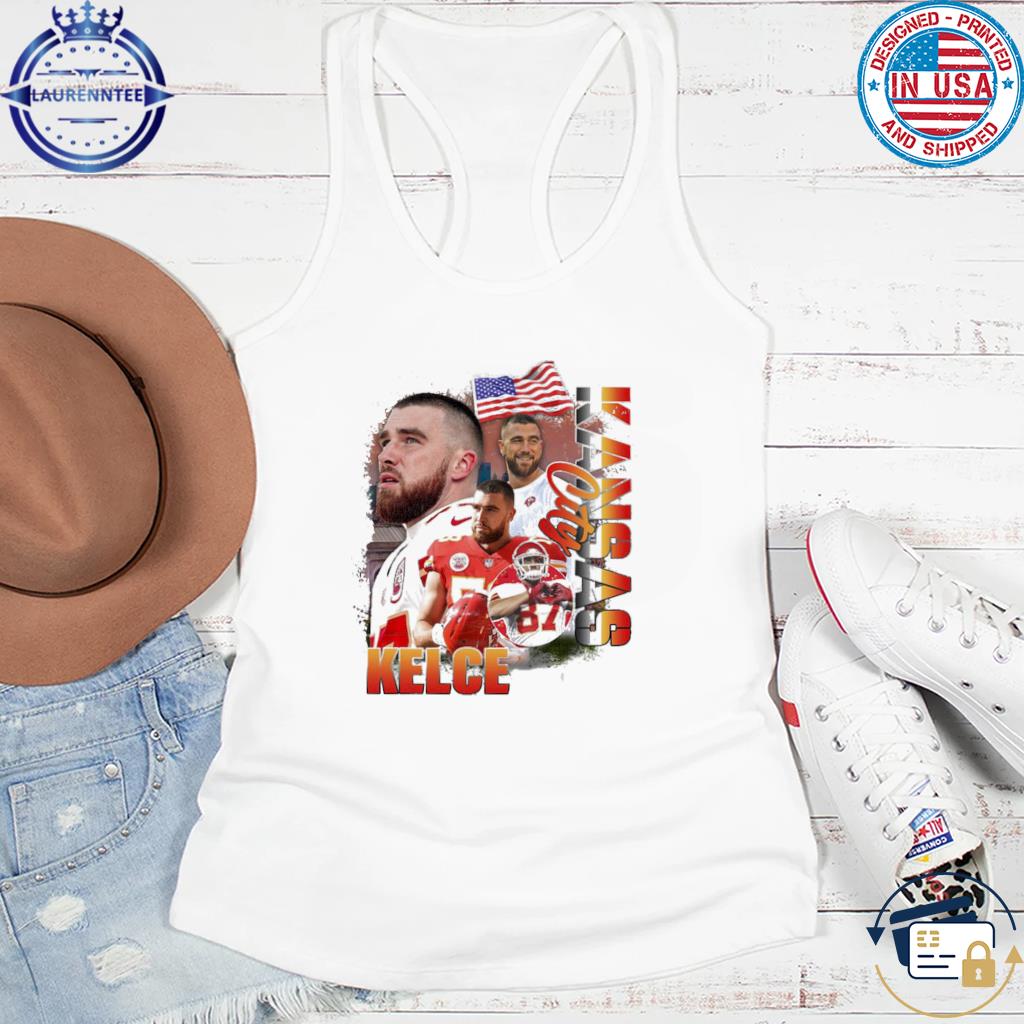 Travis Kelce Vintage America Football Shirt, hoodie, sweater, long sleeve  and tank top