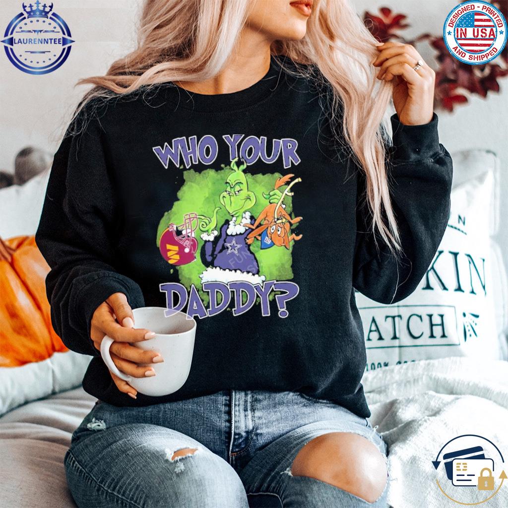 Official The grinch Washington commanders Dallas Cowboys T-shirt, hoodie,  tank top, sweater and long sleeve t-shirt