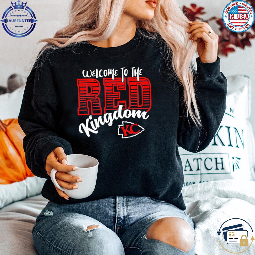 KC Kingdom Fan Long Sleeve Red T-shirt