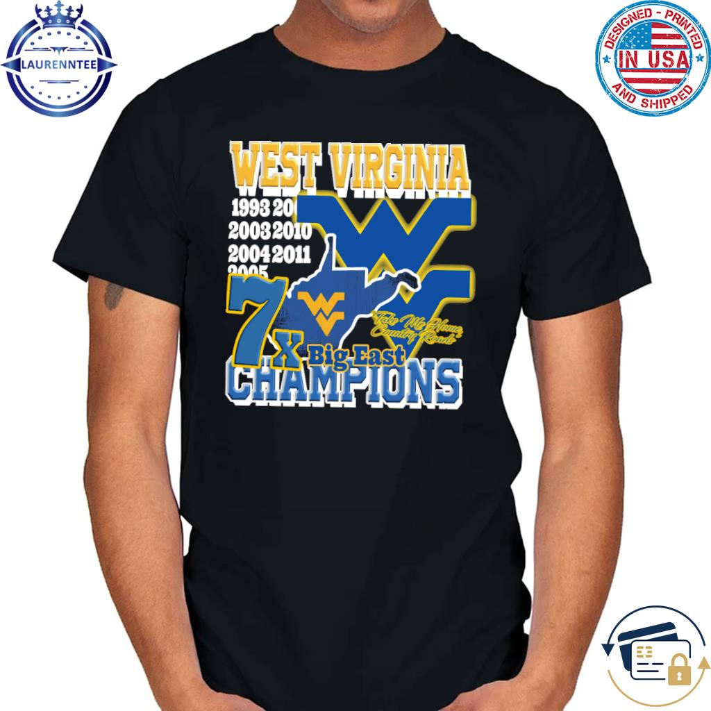 West Virginia Football 7x Big East Champions shirt, hoodie, sweater, long  sleeve and tank top