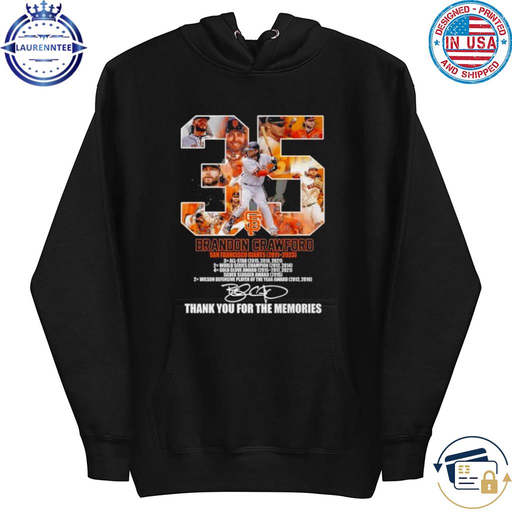 Brandon Crawford 35 San Francisco Giants 2023 shirt, hoodie, sweater, long  sleeve and tank top