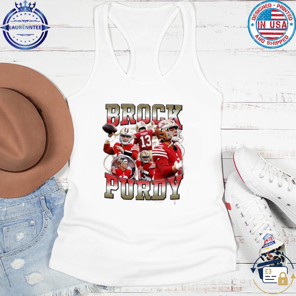 Official 49ers brock purdy 90s graphic comfort colors shirt