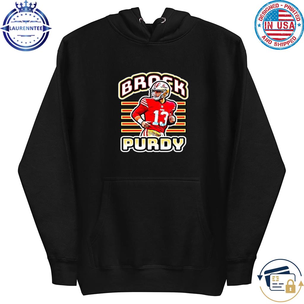 Brock Purdy 13 San Francisco 49ers football player glitch poster shirt,  hoodie, sweater, long sleeve and tank top