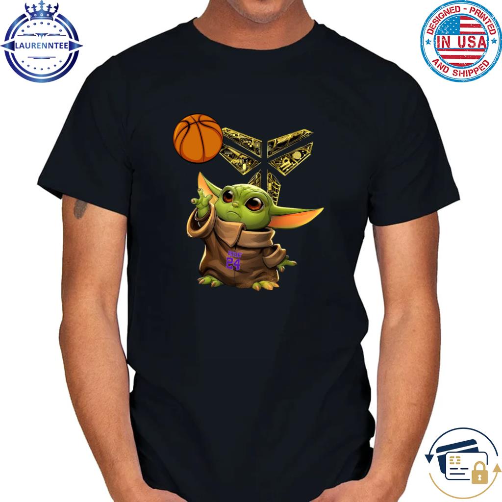 Baby Yoda Kobe Bryant 24 Shirt