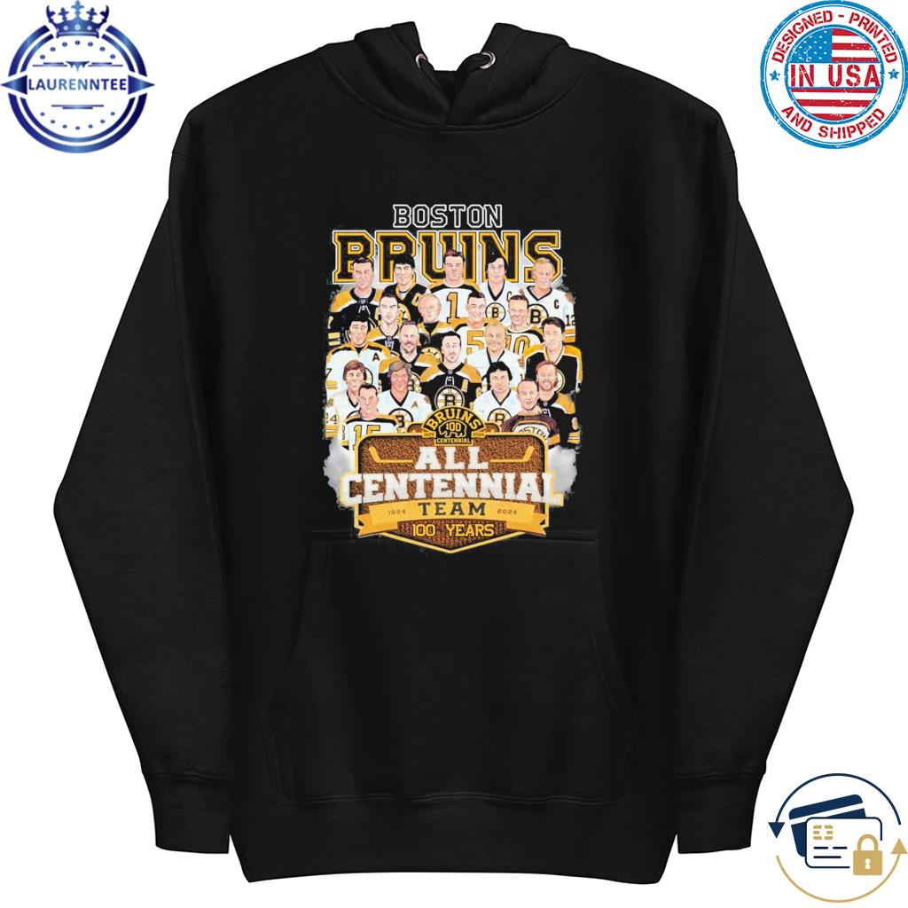 Boston Bruins Logo Team 100th Season Hockey 2024 Shirt, hoodie, sweater,  long sleeve and tank top